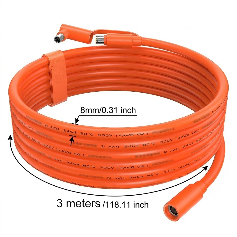 Power Outdoor Jackery - 10FT 14AWG Solar Extension Cable With