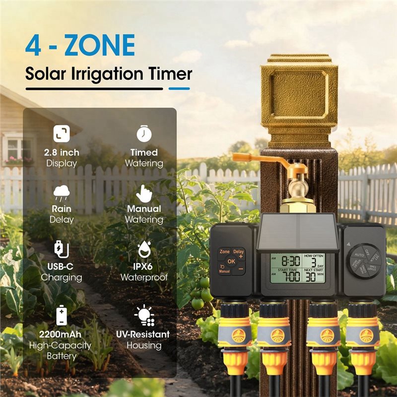 VELIF-BSP3/4 Compatible Solar  - Power Zone Outdoor Timer ulasan dan harga