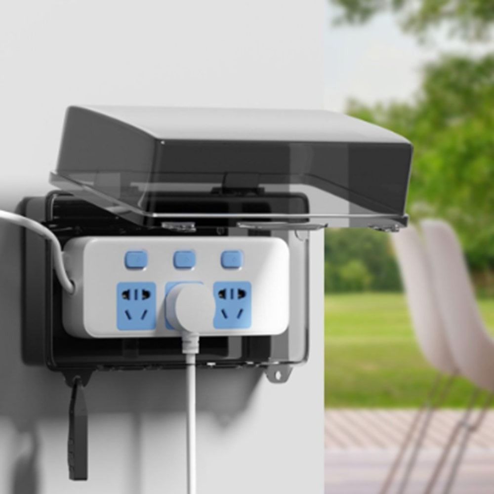 Durable Plastic Plug Box Water - Outdoor Power Strip Weatherproof ulasan dan harga