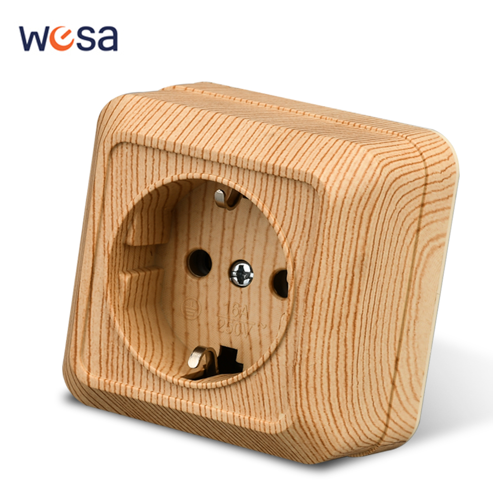WESA Wood Wall Surface Socket  - Outdoor Power Parts ulasan dan harga