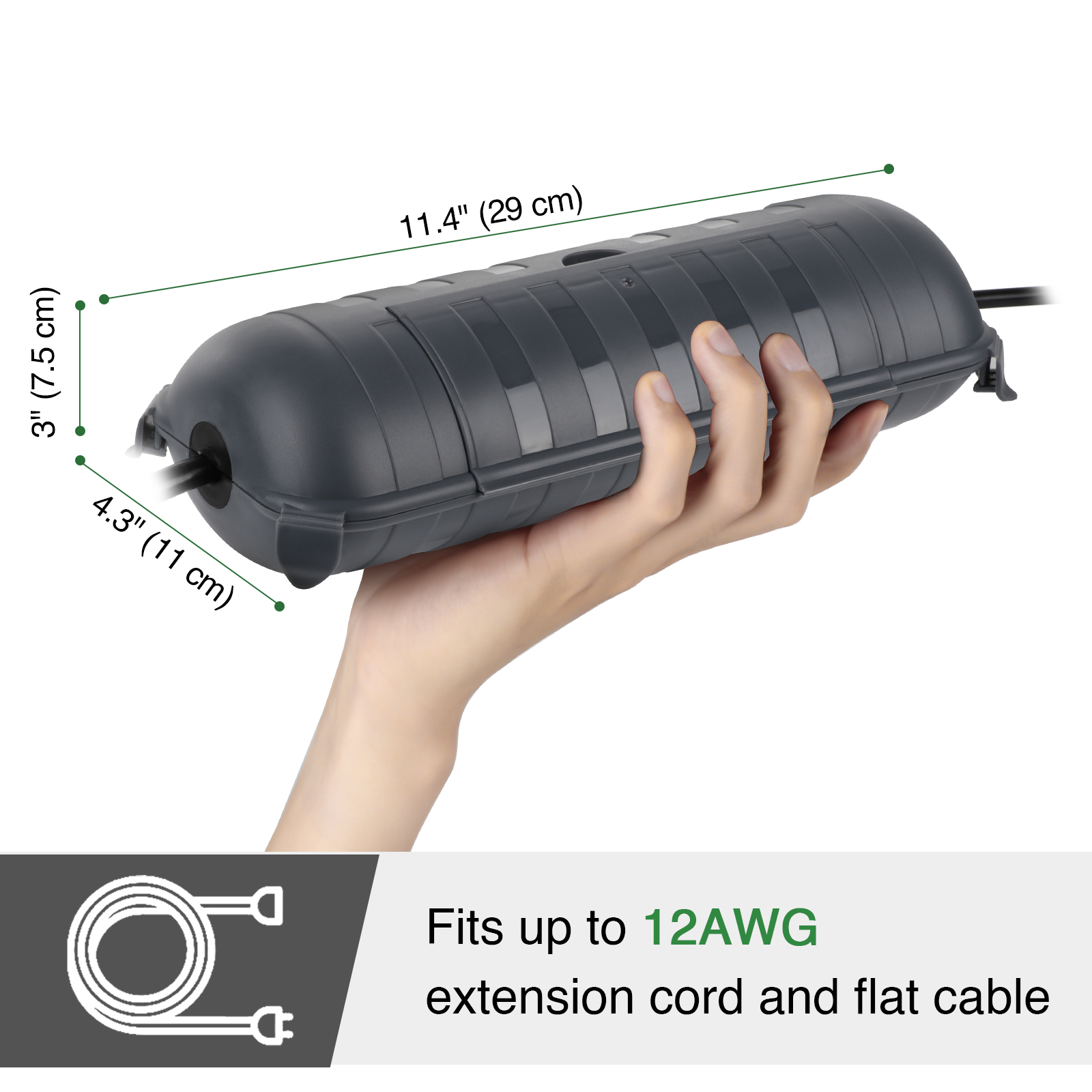 Large Weatherproof Outdoor Ele - Outdoor Power Strip Weatherproof ulasan dan harga