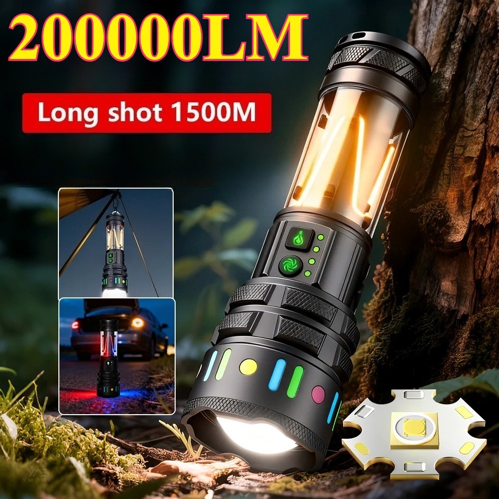 Powerful Ultra Bright LED Flas - Outdoor Power Bank ulasan dan harga
