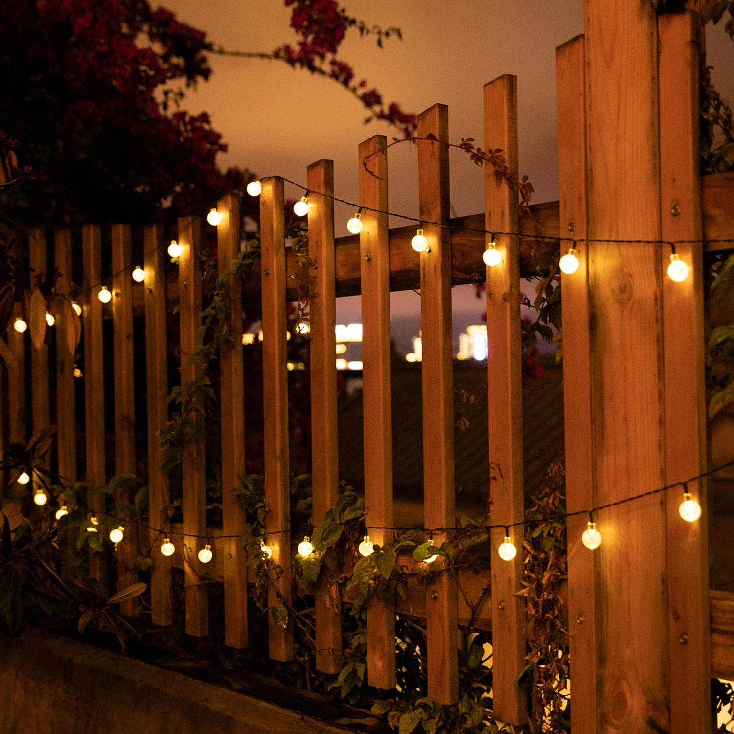 8 Modes Solar Globe String Lig - Outdoor Power For Wedding ulasan dan harga