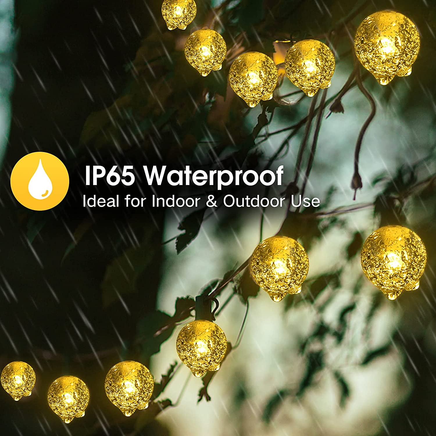 8 Modes Solar Globe String Lig - Outdoor Power For Wedding ulasan dan harga