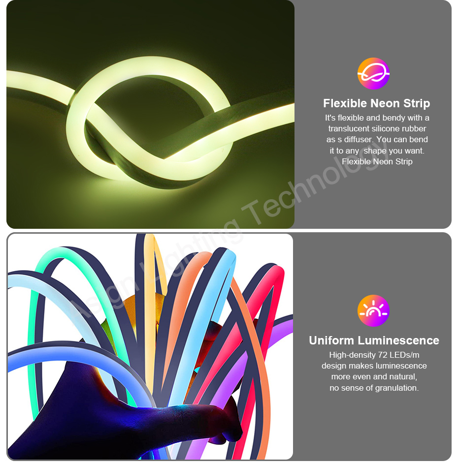 220V RGB LED Neon Strip with E - Outdoor Power Strip Weatherproof ulasan dan harga