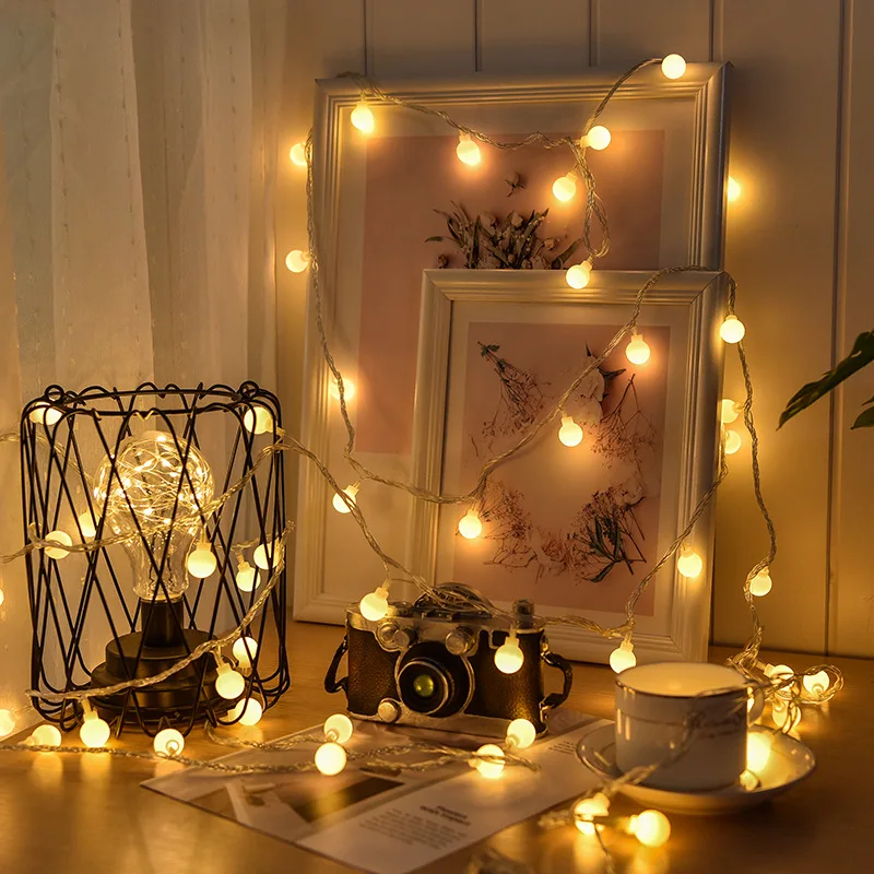 10M USB/Battery Power Ball LED - Outdoor Power For Wedding ulasan dan harga