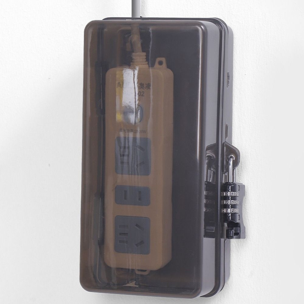 Durable Plastic Plug Box Anti- - Outdoor Power Strip Weatherproof ulasan dan harga