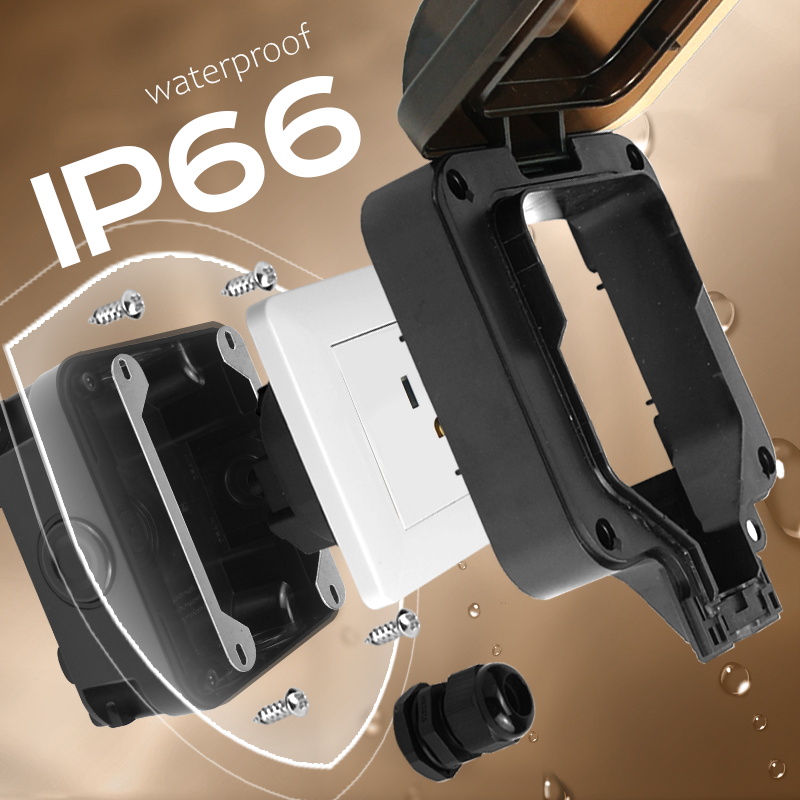 Avoir IP66 Wall Waterproof Soc - Outdoor Power Parts ulasan dan harga