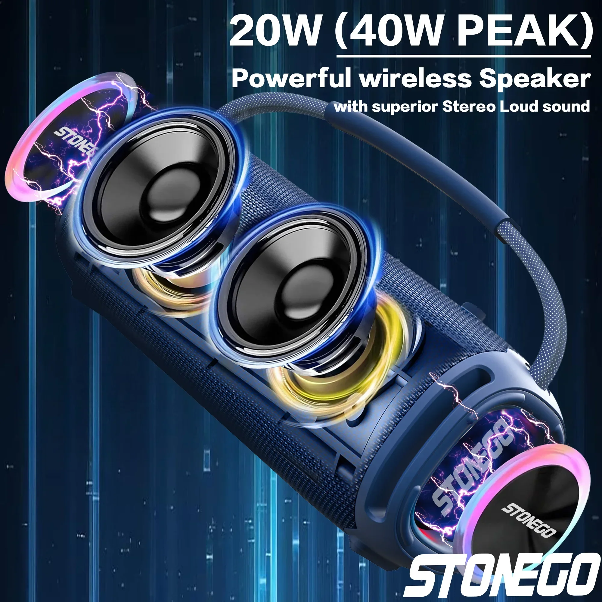 Portable Bluetooth 5.3 Wireles - Quality Outdoor Power ulasan dan harga