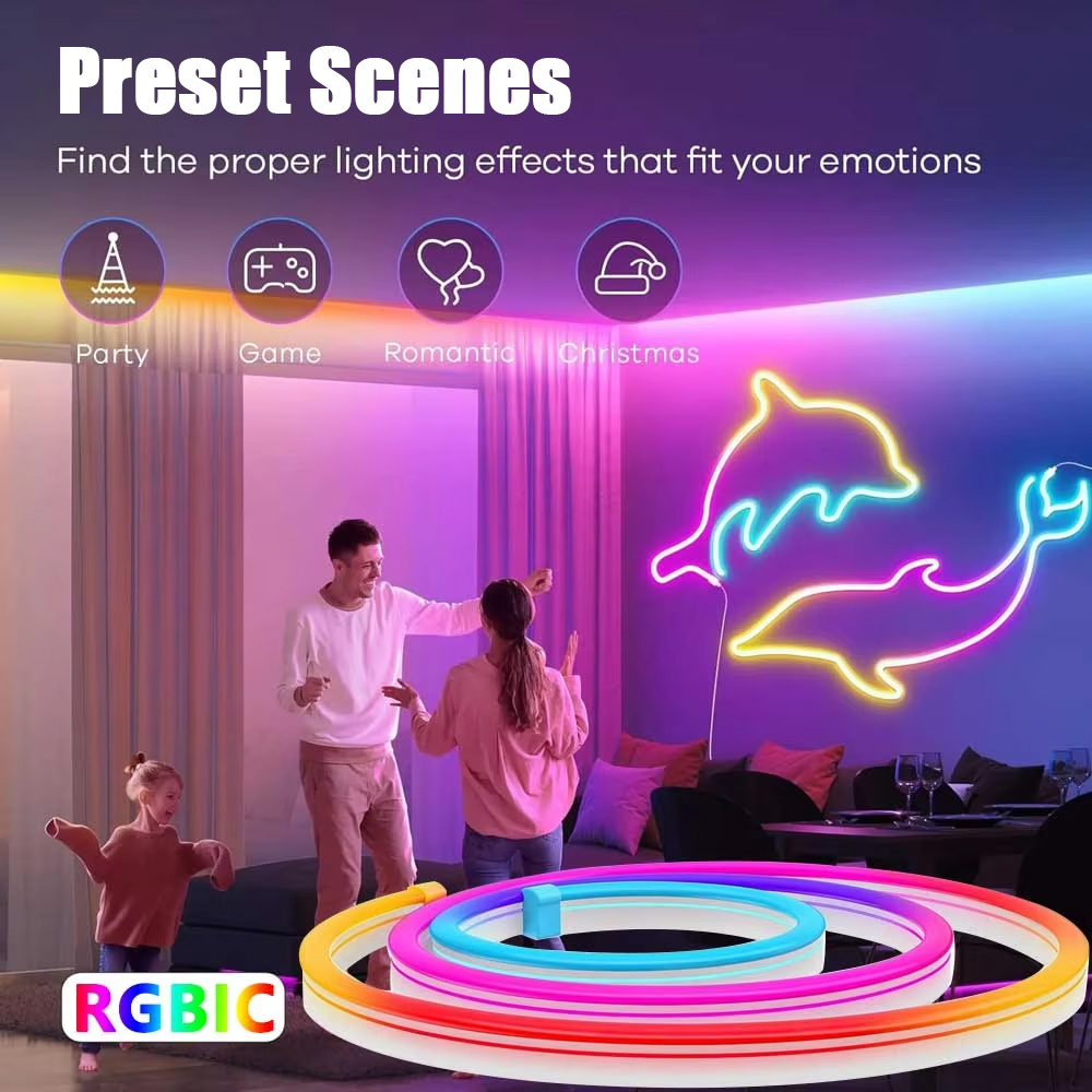 WISCOLOR 24V TUYA WIFI Neon St - Outdoor Power Strip Weatherproof ulasan dan harga