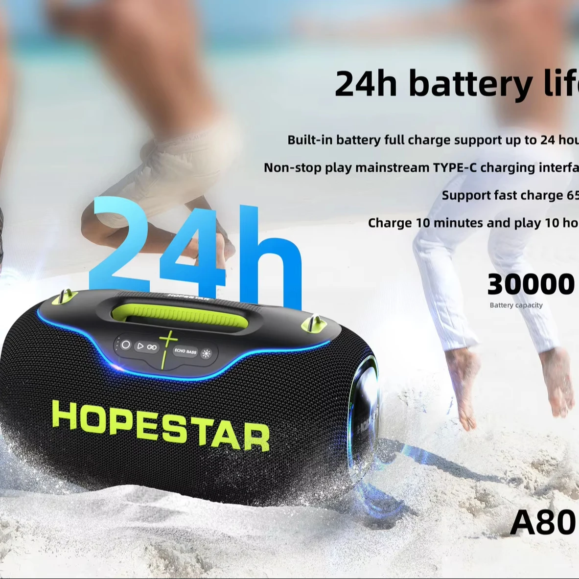 A80 High Power Big Speakers Ou - Quality Outdoor Power ulasan dan harga