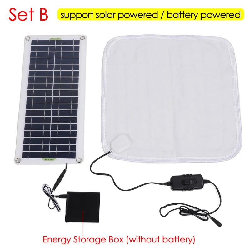 12V 50W Solar Panel Powered El - Outdoor Power Heater ulasan dan harga