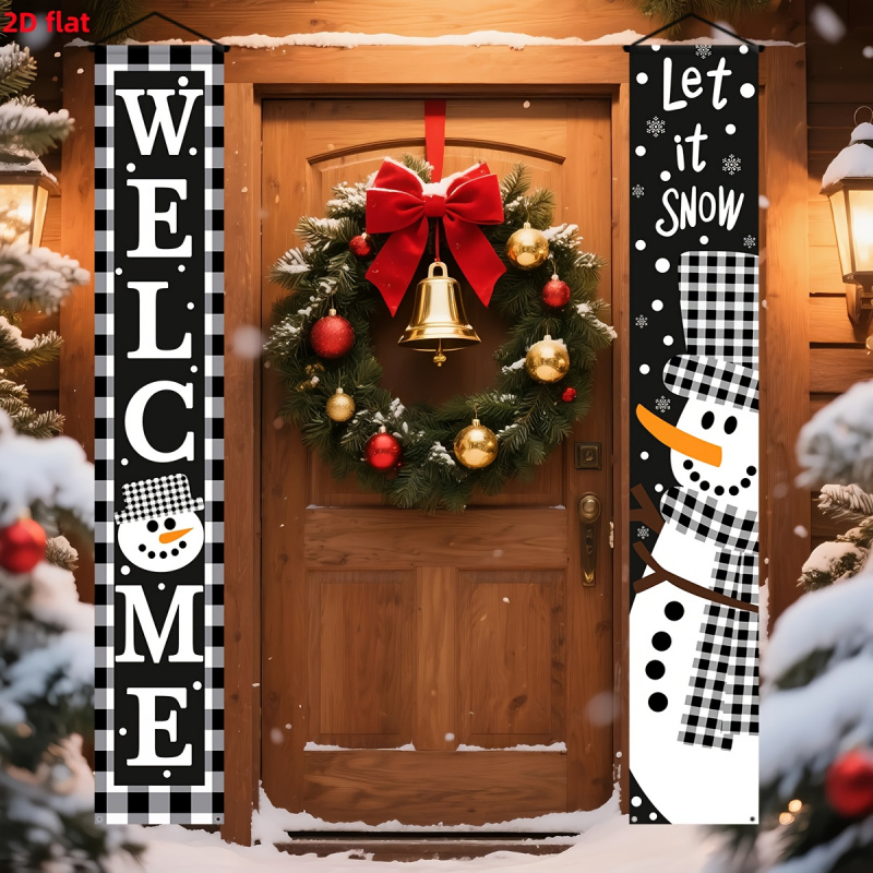1pc2D flat, Christmas decorati - Outdoor Power For Wedding ulasan dan harga