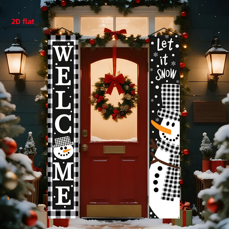 1pc2D flat, Christmas decorati - Outdoor Power For Wedding ulasan dan harga