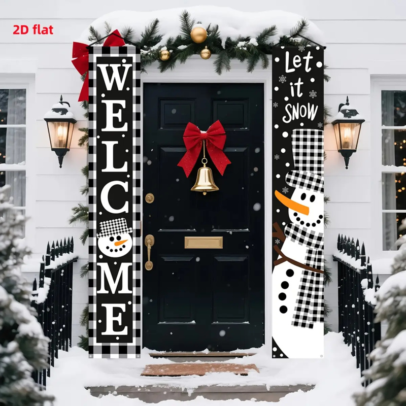 1pc2D flat, Christmas decorati - Outdoor Power For Wedding ulasan dan harga