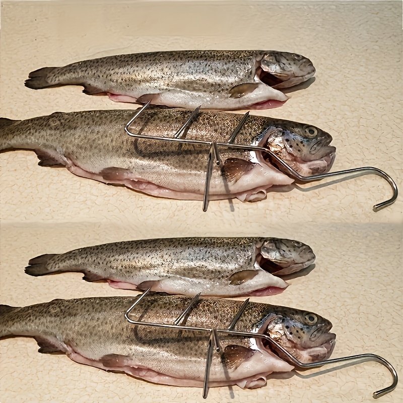 Fish Hooks for Smoking, Stainl - Outdoor Power Heater ulasan dan harga