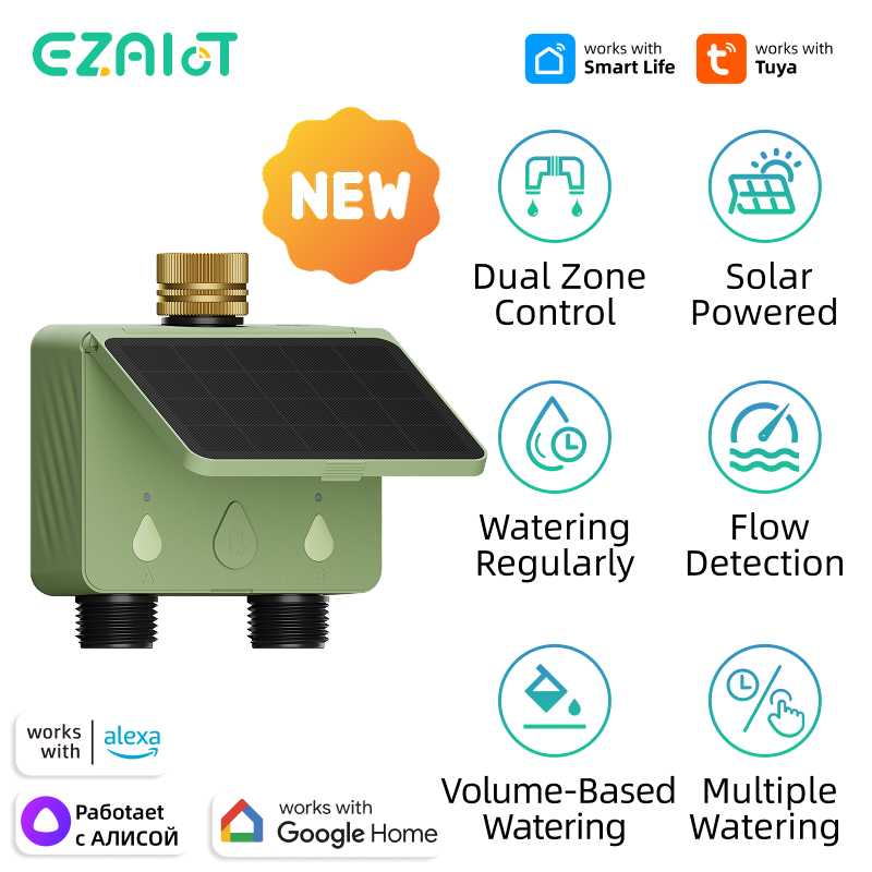 Smart Sprinkler Water Timer Tu - Power Zone Outdoor Timer ulasan dan harga