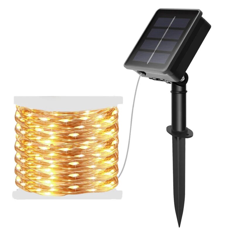 100 LED Solar Fairy Waterproof - Outdoor Power For Wedding ulasan dan harga