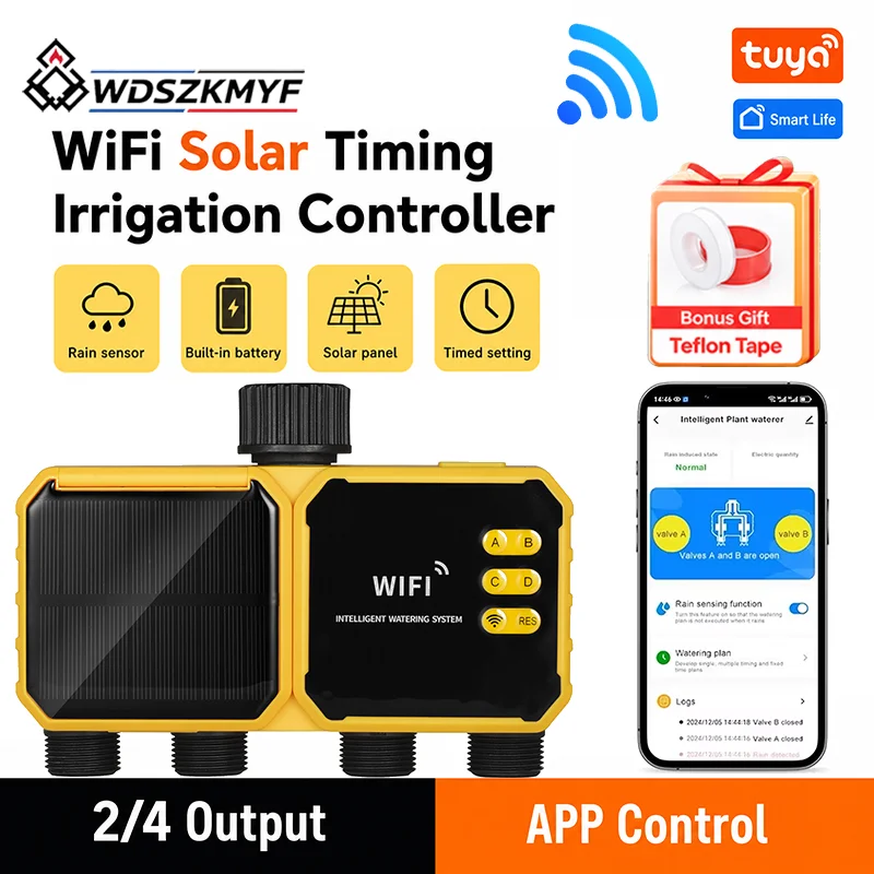 Smart 2/4 Zones Solar Powered  - Power Zone Outdoor Timer ulasan dan harga
