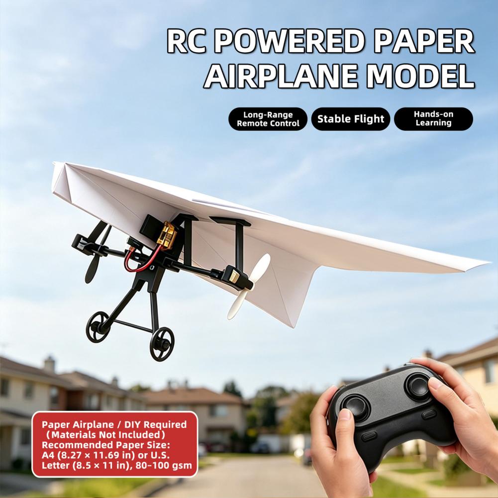 Remote Control Paper Airplane  - Outdoor Power Parts ulasan dan harga